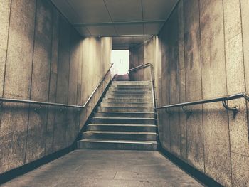 Empty corridor of building