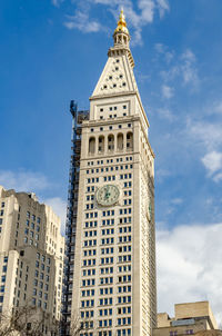 Low angle view of building against sky