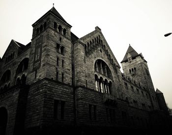 Low angle view of old building