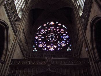 Low angle view of ceiling