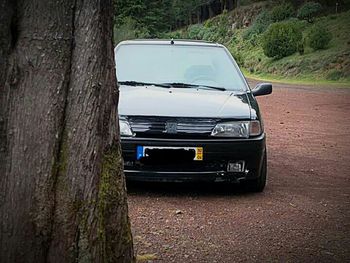 Car on road