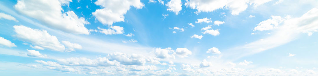 Low angle view of clouds in sky