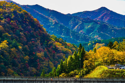 Scenic view of mountains