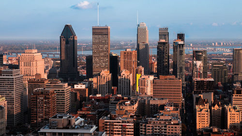 Cityscape against sky