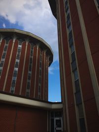 Low angle view of buildings against sky