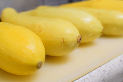 Close-up of fruits on table