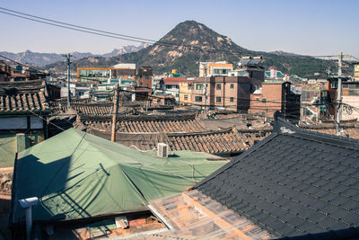 Aerial view of city