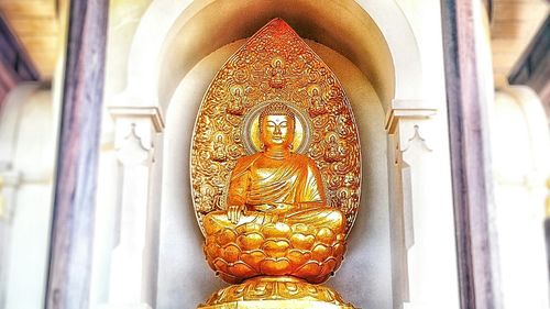 Buddha statue in temple