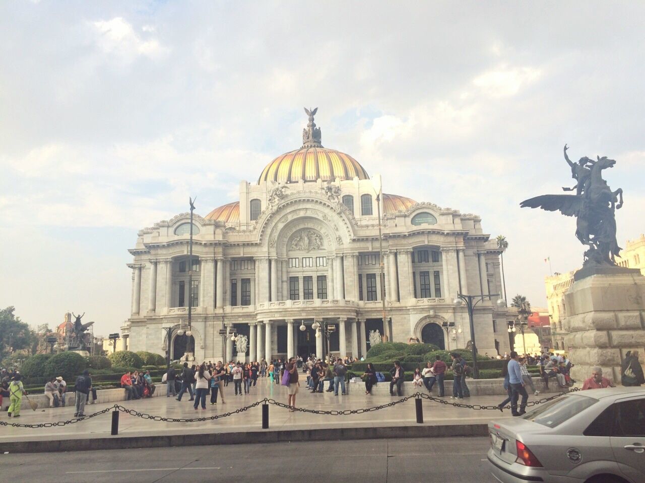 architecture, building exterior, built structure, place of worship, religion, dome, sky, famous place, travel destinations, facade, spirituality, statue, tourism, sculpture, travel, history, church, human representation, art and craft