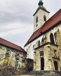 Low angle view of cathedral against sky