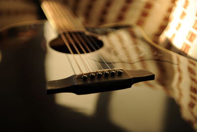 Close-up of guitar