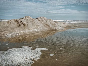 Scenic view of beach