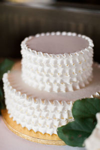 Close-up of cupcakes on table