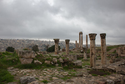 Old ruins against sky