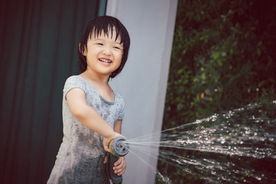 Portrait of a smiling girl