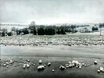 Snow covered landscape