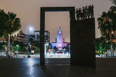 Modern buildings in city