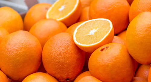 Full frame shot of fruits in market