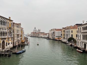 Canal amidst buildings in city