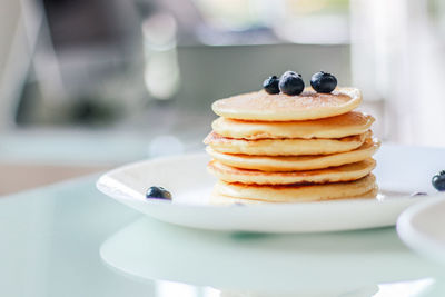 Close-up of dessert in plate