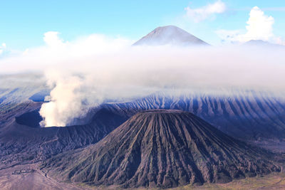 Scenic view of mount bromo