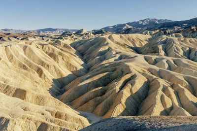 Panoramic view of landscape and mountains against sky