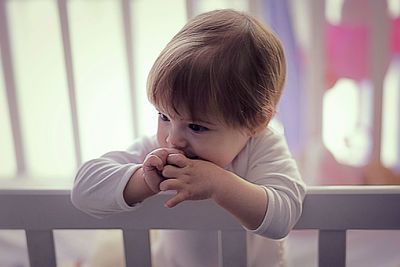 Close-up portrait of boy