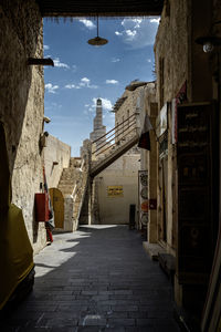 Street amidst buildings in city