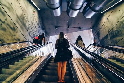 Low angle view of subway station