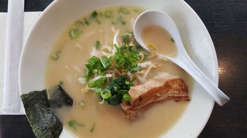 Close-up of food served in bowl