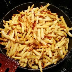 Close-up of served food