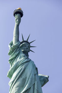 Statue of liberty against clear sky