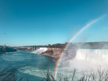 Niagara falls rainbow