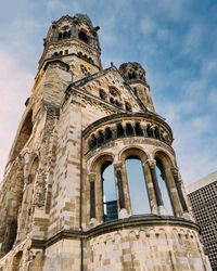 Low angle view of historic building against sky