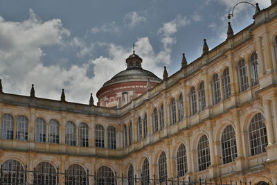 Low angle view of historical building against sky