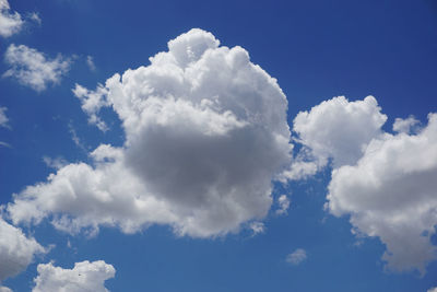 Low angle view of clouds in sky