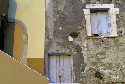 Low angle view of old building