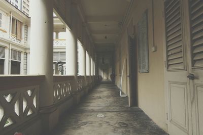 Corridor of building