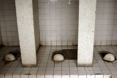 View of tiled floor