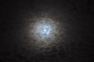 View of moon at night