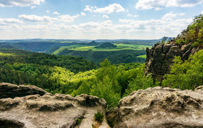 Scenic view of landscape against sky