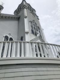 Low angle view of building against sky