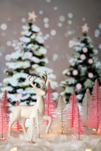 Close-up of christmas decorations