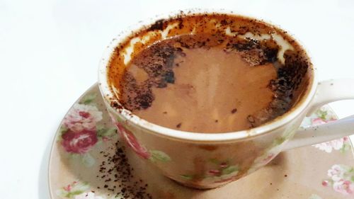 Close-up of coffee cup