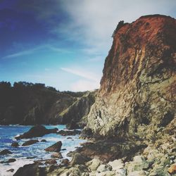 Rocks on beach