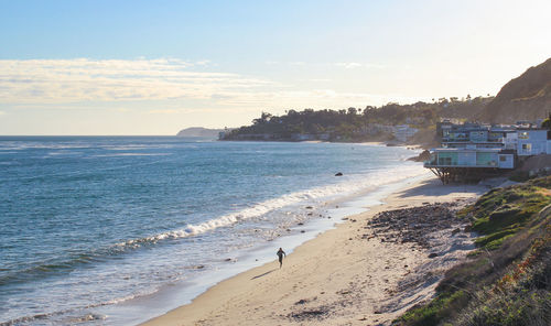 Scenic view of beach