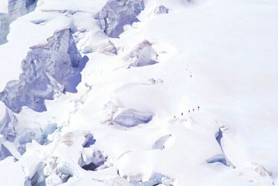 Snow covered mountain