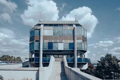 Low angle view of bridge against sky