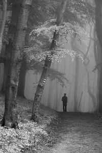 black and white