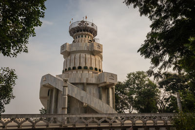 Low angle view of historical building against sky